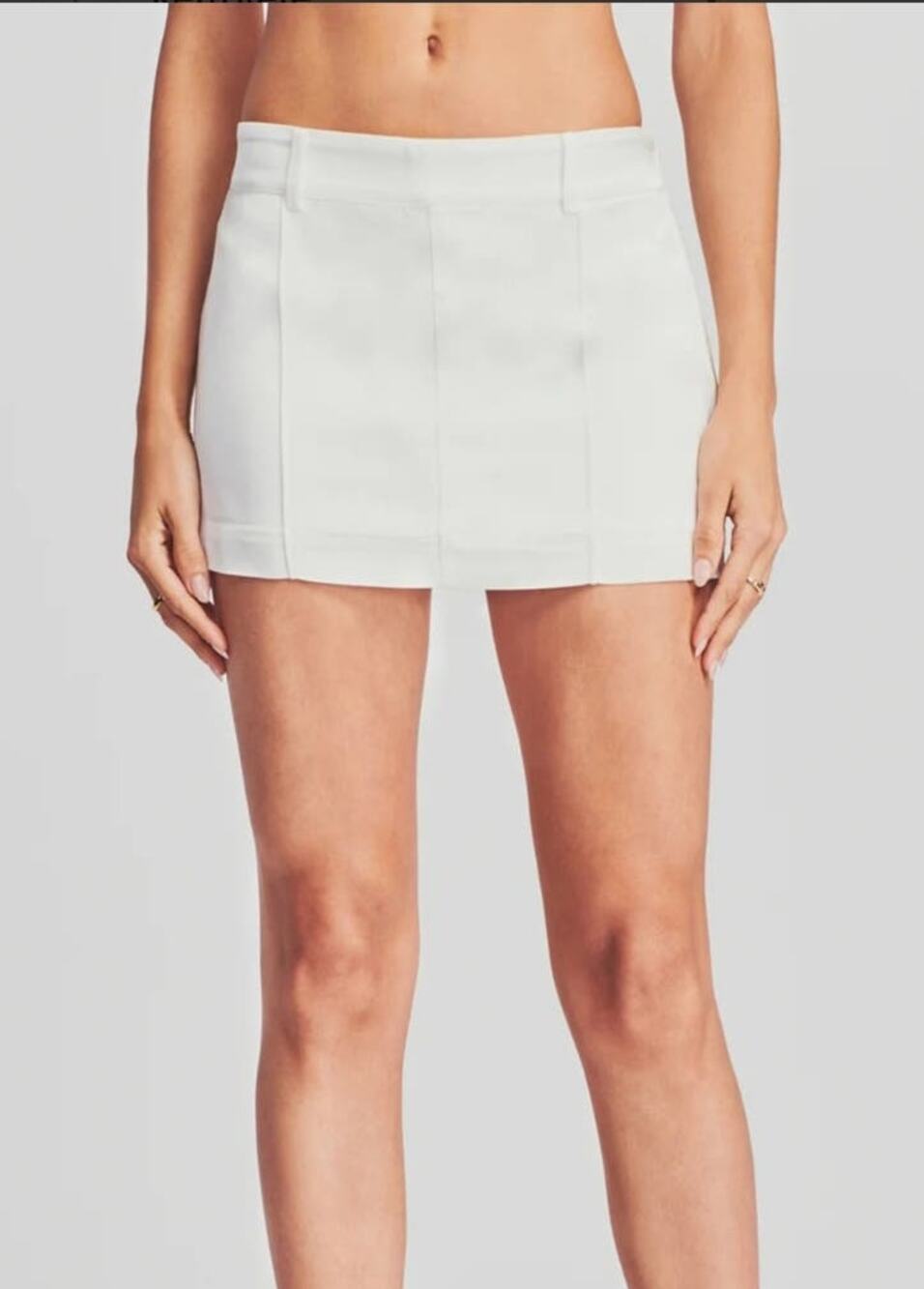 Retrofete Vivy Mini Skirt in Ivory Size Medium NWT